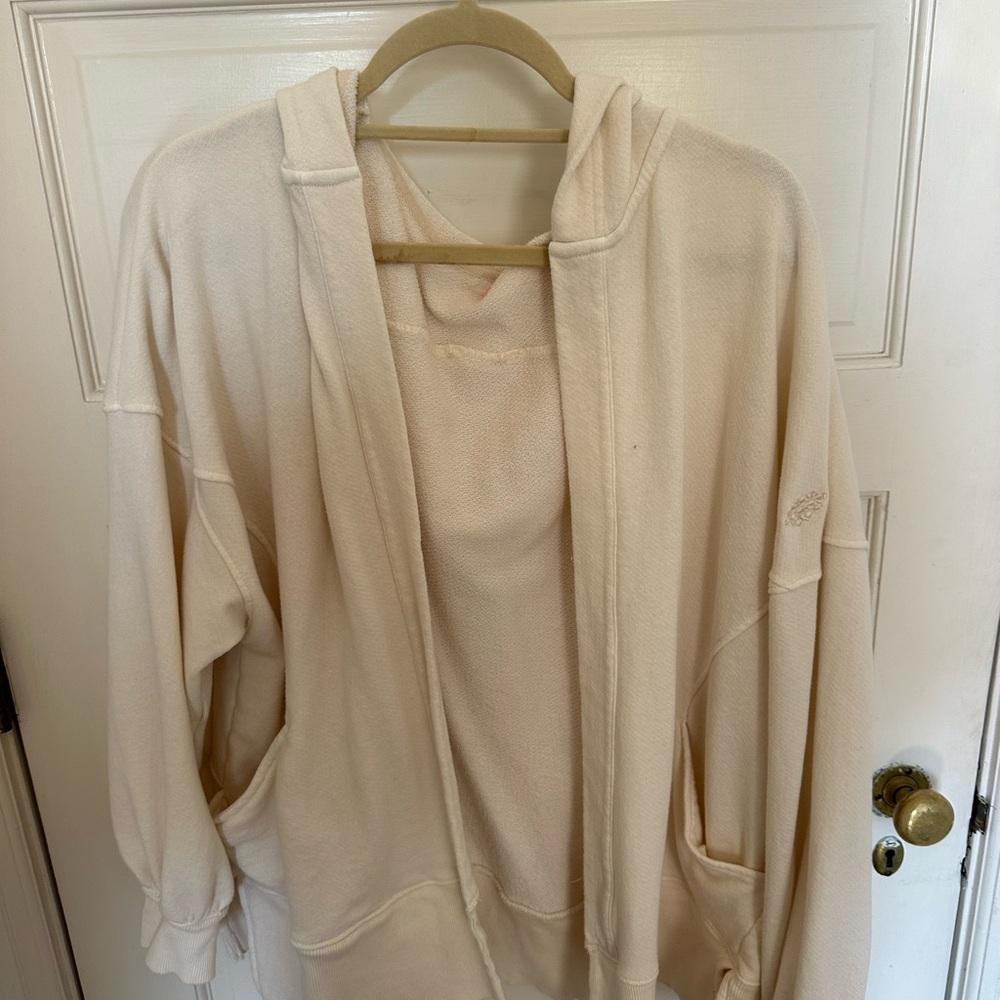 FP Movement by Free People Cream Hoodie